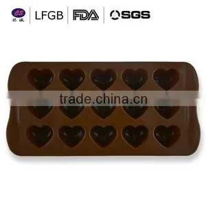 DIY Mini Heart Shape Factory Price Fashionable Silicone Cake Molds thumbnail-1