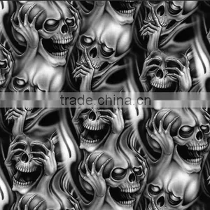 Factory Price RISHINE Wholesale Skull Pattern Hydrographics Film Water Transfer thumbnail-6