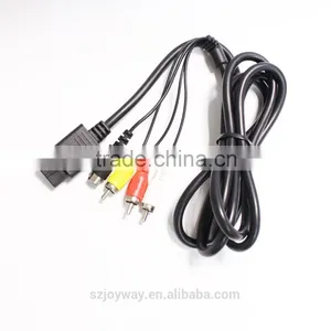 New 6ft S-Video Cable Black Gaming For Nintendo Gamecube 64 SNES NGC N64 thumbnail-1