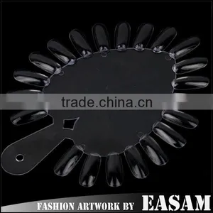 Hot Transparent Plastic ABS Nail Color Polish Chart Display thumbnail-1