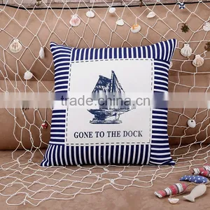 Smooth Sailing Decorative Pillow Cotton And Linen Cushion Cover China Supplier thumbnail-1
