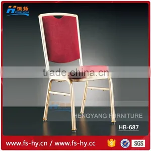 HC-928 Wholesale High Quality Brushed Stainless Steel Dining Chair Banquet Chair thumbnail-5