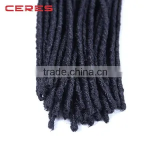 Wholesale Cheap Price Synthetic Hair Extensions Hard or Soft Dreadlocks Weave thumbnail-5