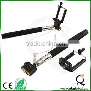 2015 Newest Mobile Phone Accessories Camera Smartphone Selfie Stick Monopod for Iphone 6 Plus thumbnail-1
