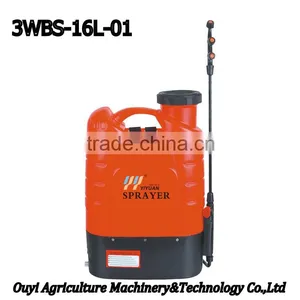 Zhejiang Taizhou Ouyi Plastic Material Battery Power Knapsack Sprayer Mist Duster 3WBS-16L-01 thumbnail-1