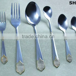 Stainless Steel Gold Plated Cutlery Sets thumbnail-1