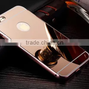 Gold Luxury for Iphone 6/5/5s/5cAluminum Metal Case Acrylic Back Aluminum Bumper thumbnail-2