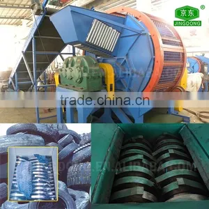 High Yield Efficiency Tire Shredder for Sale thumbnail-1