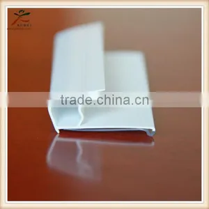 Extruded PVC White/ Clear Plastic Strip Label Holder for In-store Display thumbnail-1