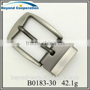 Zinc Alloy Die-casting Matte Black Gun Pretecting Coating Pin Belt Buckle thumbnail-6