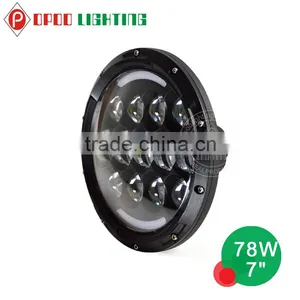 New Design 78w DOT Approved 7 Inch Jeep Headlight thumbnail-5