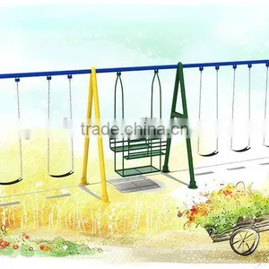 Kindergarten Outdoor Children Playground Wash Swing Car Arm thumbnail-4