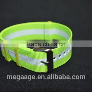 2016 New Nato 20mm Lt. Green Color Wrist Nylon Strap Watch Belt Nato Band thumbnail-1