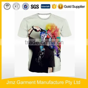 High Quality Men Clothes Custom Fashion Print T-shirt thumbnail-1