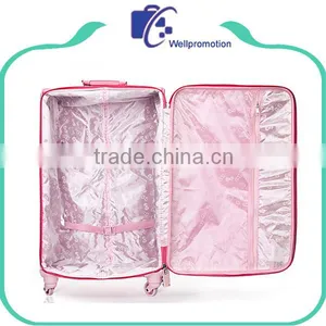 Custom Print Cute Trolley Kids Luggage With Wheels thumbnail-6