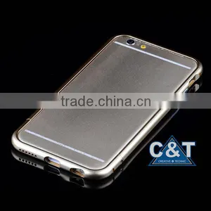 C&T Premium Silver Aluminum Metal Bumper Frame Case for Apple IPhone 6 (4.7-inch) , For IPhone 6 Iron Bumper thumbnail-4