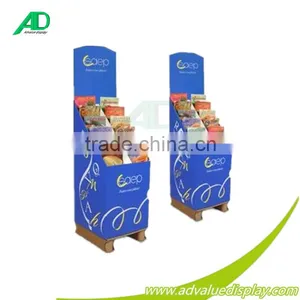 Top Quality Paper Display Stand Cardboard Floor Books Display thumbnail-3