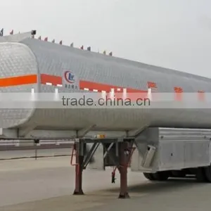 Aluminum Oil Tank Trailer, Aluminium Alloy Oil Tanker Trailer, Aluminum Oil Tank Semi Trailer thumbnail-2