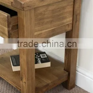 Oak Wood Night Table thumbnail-4