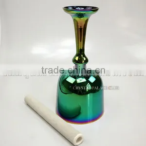 Plated Titanium Quartz Crystal Singing Grail With Handle or Stand and Seven Color thumbnail-2