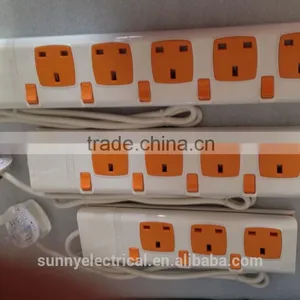 New Design High Quality 3 Core Electric Power Extension Sockets Outlet,UK, Multi,EU thumbnail-4