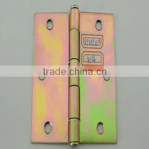 High Quality Yellow Zinc Plated Door and Window Hinges thumbnail-1