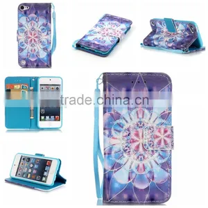 for Ipod Touch 6 Case Leather Flip Case With Stand and Card Slots for Ipod Touch 6 Luxury Cell Phone Accessory thumbnail-1