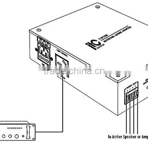 IP PA System Digital Amplifier IP Network Audio Adapter thumbnail-2