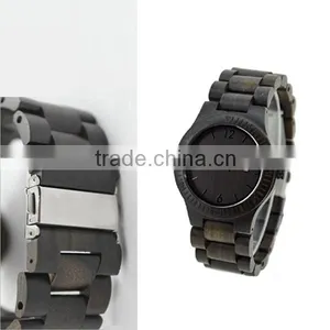 2016 High Quality Day Date Watch New Fashion Japan Movement Quartz Wooden Watch thumbnail-3