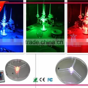 Rechargeable Multi-color Led Centerpiece Light Base 6 Inch Led Vase Lighting Base for Wedding/ Party Decoration thumbnail-2