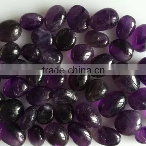Natural Amethyst Quartz Tumble Purple Lot Translucent Opaque Untreated Loose Gemstone thumbnail-3