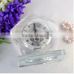 2016 Pretty Crystal Block Mini Wall Crystal Clock for House Decotation thumbnail-1