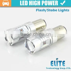 Newest!!! 30W High Power 1157 3157 7443 Baz15d P21 T20 Led Strobe Light Bulb thumbnail-1