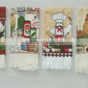 Latest Design Cheap Items to Sell Cotton Printed Kitchen Terry Towel Tea Towel Wholesale thumbnail-1