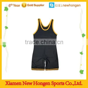 Bodybuilding Low Cut Custom Wrestling Singlet Unisex thumbnail-1