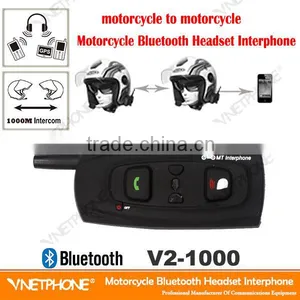 Long Range Bluetooth Intercom Headset for Helmet Supporting 2 Riders thumbnail-2