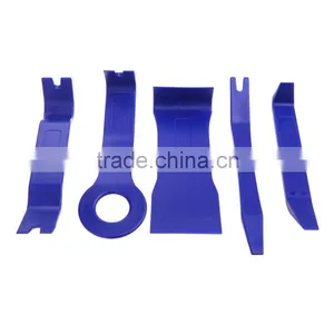 Auto Car Dash Radio Door Clip Panel Trim Removal Tool Set Kit Plastic 5pcs thumbnail-1