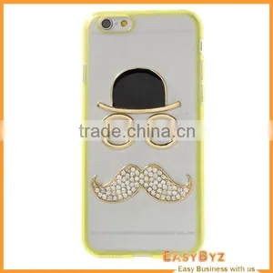 Cute Shiny 3D Diamond Tpu Case Cover for Iphone 6 thumbnail-1