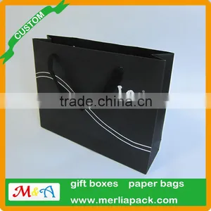 Women Trousers Pants Shopping Bag Little Girls Black Handles Jeans Wear Bags thumbnail-1