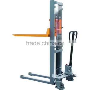 Hydraulic Manual Fork Type Pallet Lifting Stacker thumbnail-1