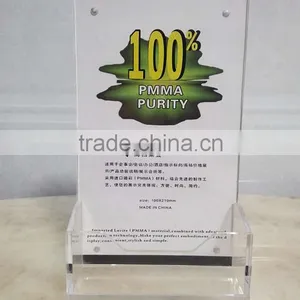 Clear Acrylic Display Card Stand Holder thumbnail-2