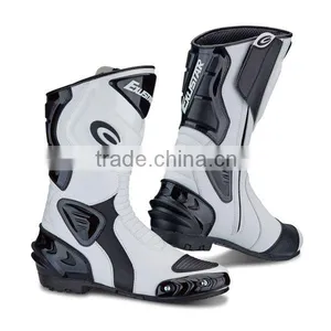 Racing Motorcycle Black Boots thumbnail-4