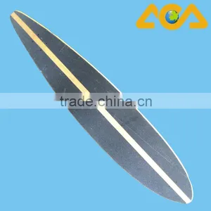 Professional Canadan Maple Kick Tail Natural Longboard Deck thumbnail-1