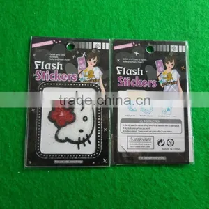 Hello/kitty Glitter Sticker for Mobile Phone thumbnail-2
