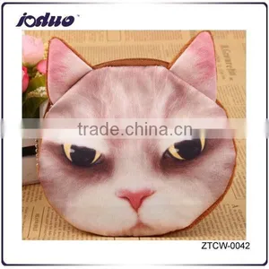 2015 Vivid Angry Cat Pattern Wallet thumbnail-1