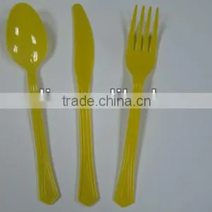 Plastic Cutlery Set,yellow Plastic Cutlery thumbnail-1