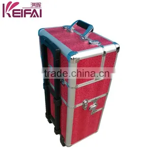 Keifai Customizable Multi-Functional Jewelry Trolley Case With Wheel thumbnail-3