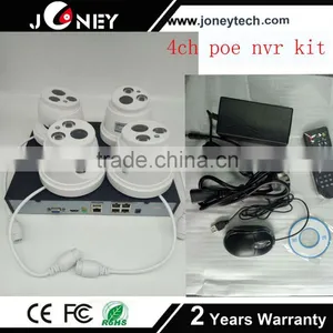 4 Camera Security System 4Channel IP PoE NVR 4TB HDD Poe Nvr Kit thumbnail-1