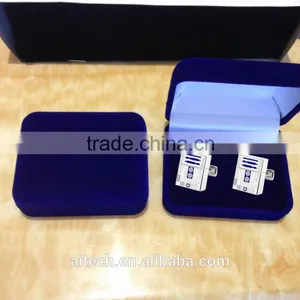 Novel Gift Cufflink USB Perfect Promotional USB Flash Drive thumbnail-6