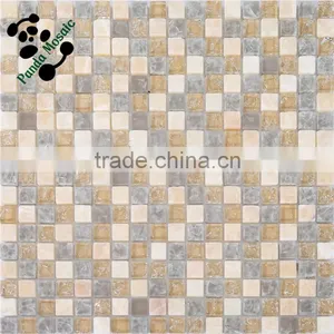 SMS04 Swimming Pool Mosaic China Jade Glass Mosaic Melt Mosaic Tile thumbnail-4